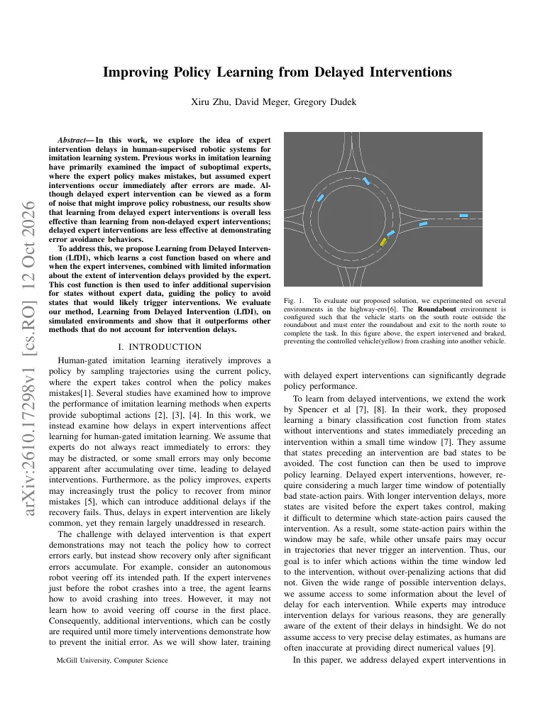 Improving Policy Learning from Delayed Interventions visual